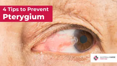 Prevent pterygium article header – First Aid Article in Tweed Heads